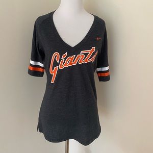 Nike San Francisco Giants Baseball V-Neck Tee – Size Medium